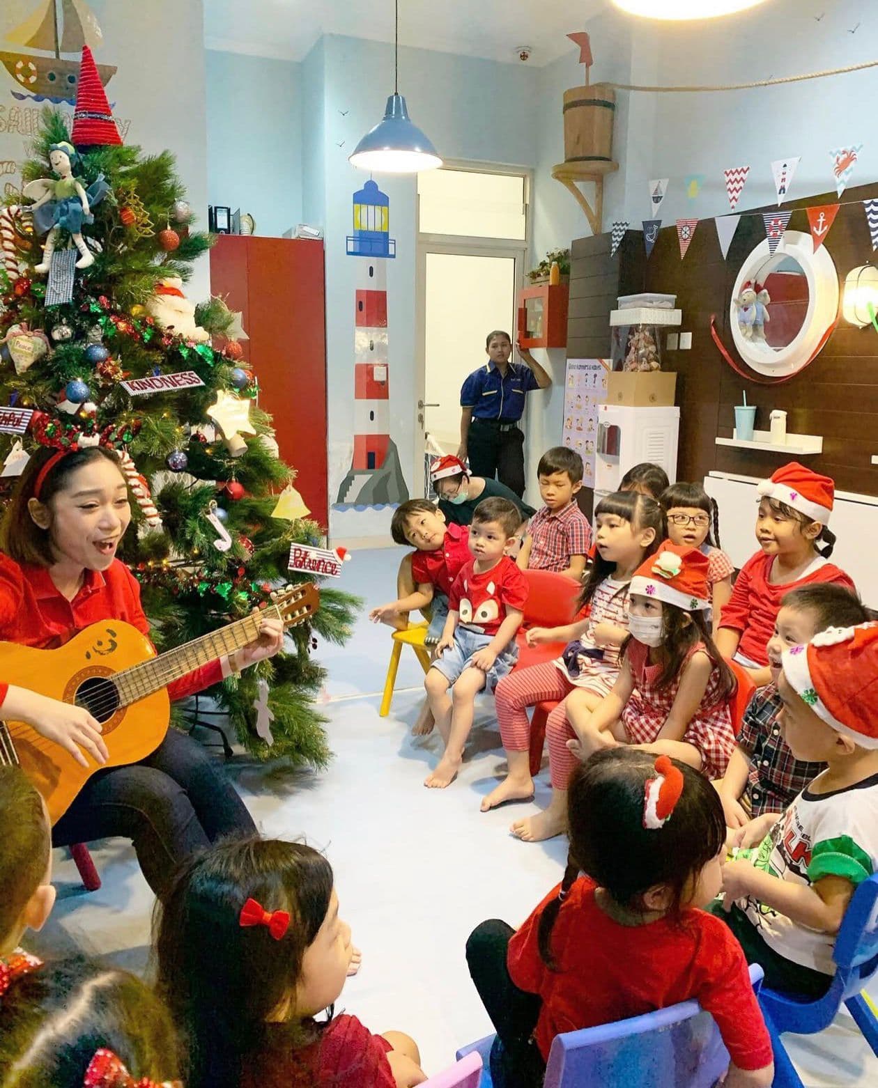 Christmas songs with my class